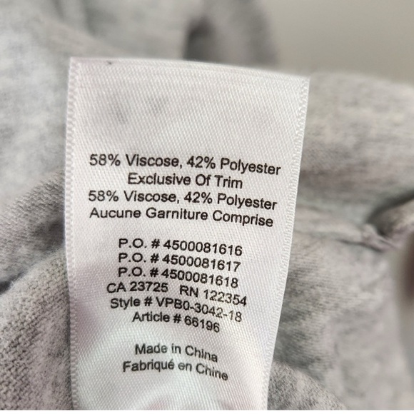 Aritzia Babaton Williams Gray Oversized Cardigan Sweater Open Front Flare Wide - Picture 7 of 10